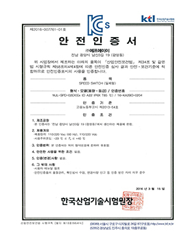 Safety Certificate